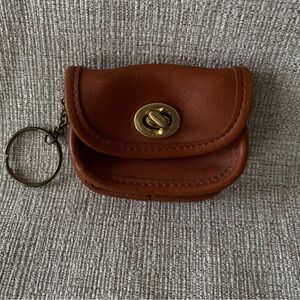Coach Vintage Leather City Key Fob